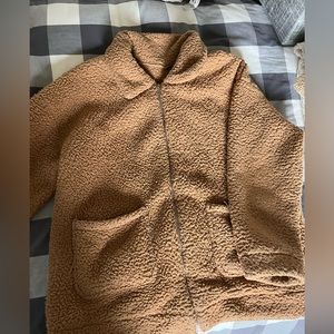 Tan teddy jacket!